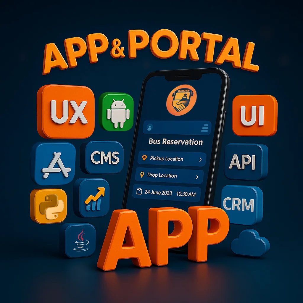 طراحی اپ و پورتال اختصاصی